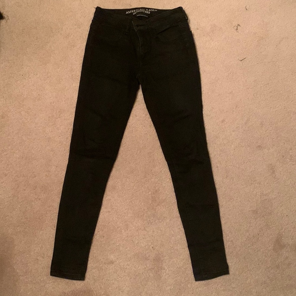American Eagle Black Jeggings Size 2!
